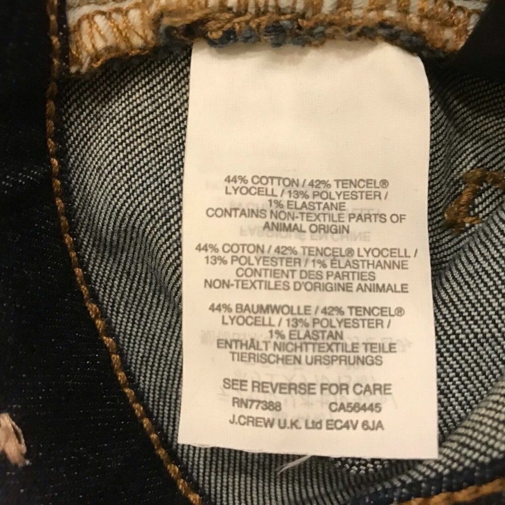 Madewell 9 Inch High Rise Skinny Jeans Larkspur - Picture 6 of 9